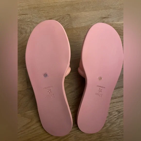 Christian Dior Pink Slide Sandals - Picture 3 of 3